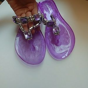 Jelly flip flops